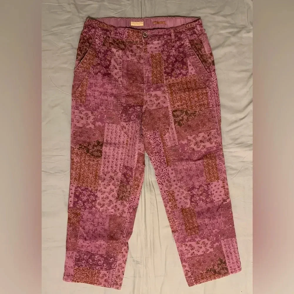 Pilcro Purple Patchwork Pants - Picture 6 of 12